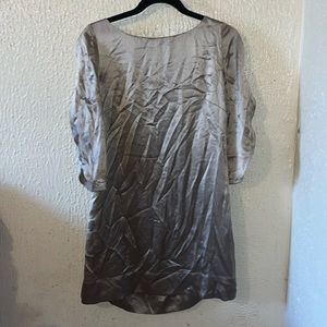 Light Brown Metallic dress